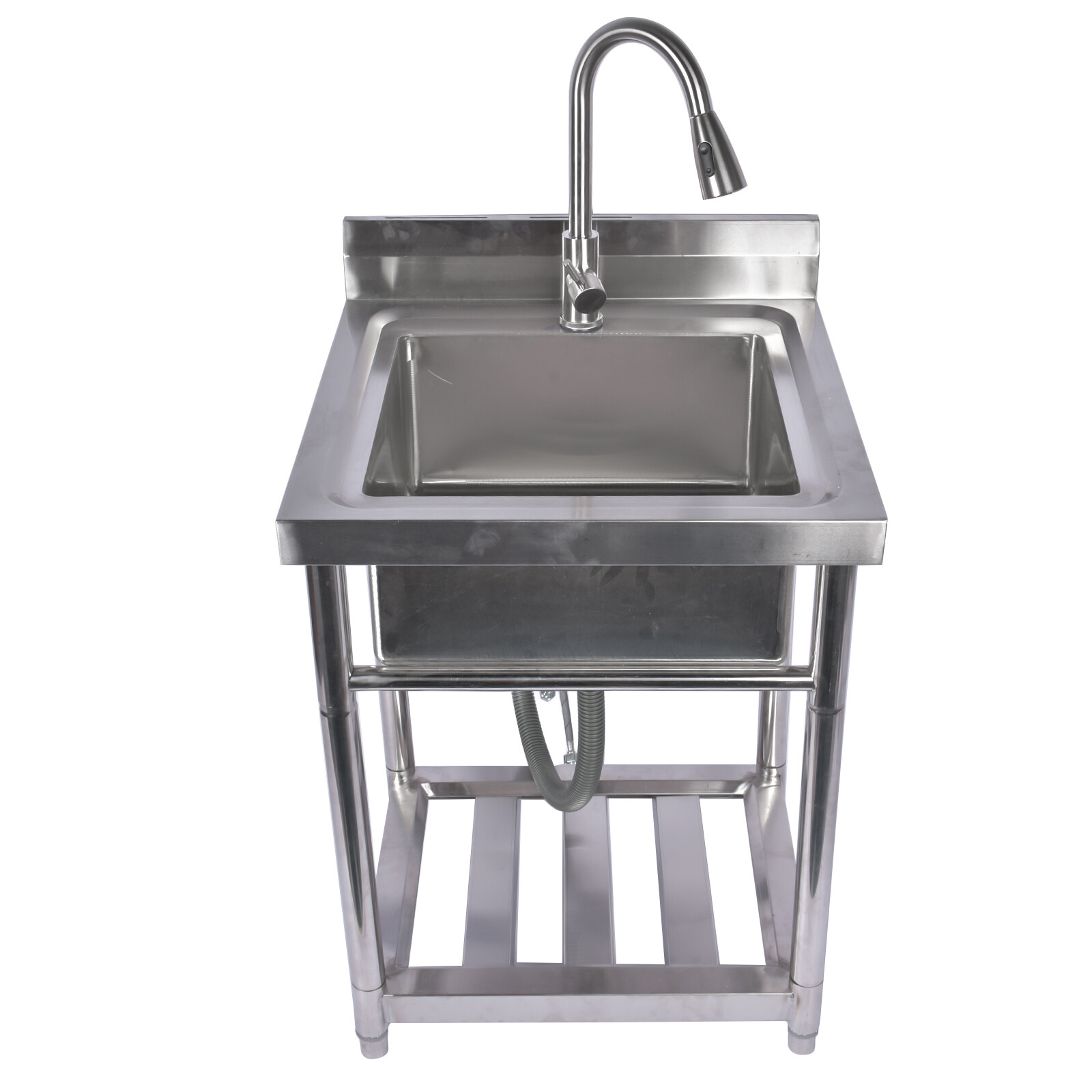 23.6&rdquo; inch Commercial Kitchen Prep & Utility Sink,Stainless Steel Utility Sink