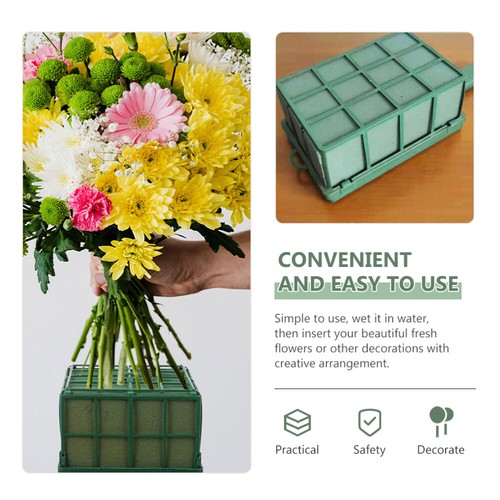 4pcs Florist Blocks Floral Craft Green Floral Supplies Floral Base - Picture 3 of 11