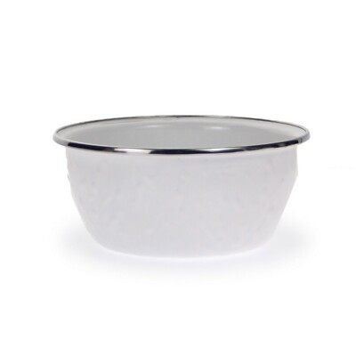 Golden Rabbit Enamelware 24 oz Salad or Cereal Bowl, 9 Color Choices