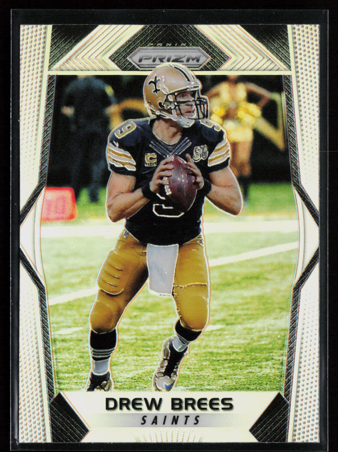 2017 Panini Prizm Silver Drew Brees #192 New Orleans Saints