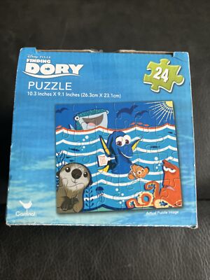 NEW RARE DISNEY PIXAR FINDING DORY / DESTINY HANK 24 PC PUZZLE CUBE BOX NIP