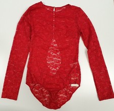 PURE EROTIC: MADAME SUPERTRASH lace body VINTAGE LACE, size L, red, new, 69.95 euros