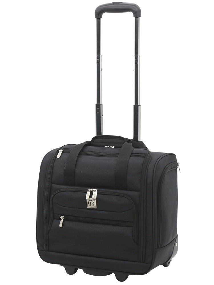 Rolling Underseater Luggage 16" Lightweight Bag Travel Suitcase Wheels Carry-On