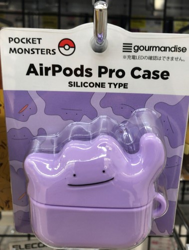 Pokemon AirPods Pro Silicone Case Ditto POKE-698B Pocket Monster New Japan - Picture 5 of 12