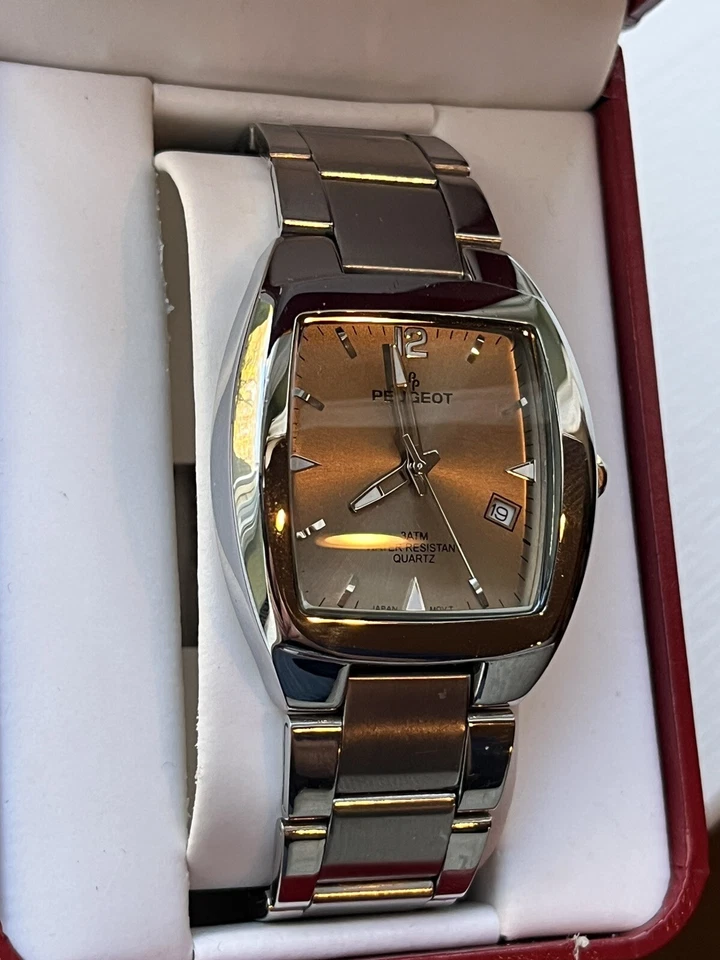 Peugeot 136BR Men's Watch in Box - Running w/ New Battery - Image 4 of 4