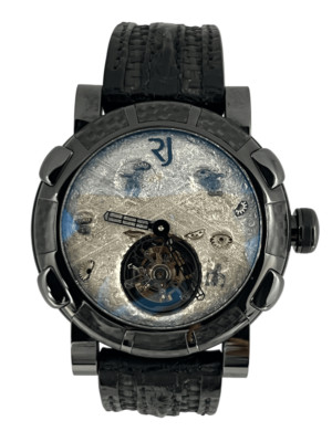 Romain Jerome Air Moon Dust 46 mm Steel & Carbon watch, TO.MG.ROSWELL.FB.BBBB.00