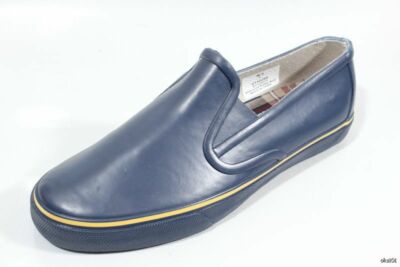 SPERRY Top-Sider mens navy rubber 7 slip-on loafers  display picture 1