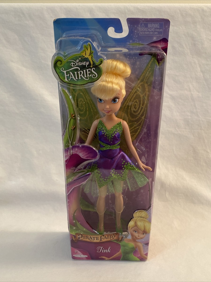 Jakks Pacific Disney Fairies Pirate Fairy Movie 11” TINK Tinkerbell DOLL  NEW!