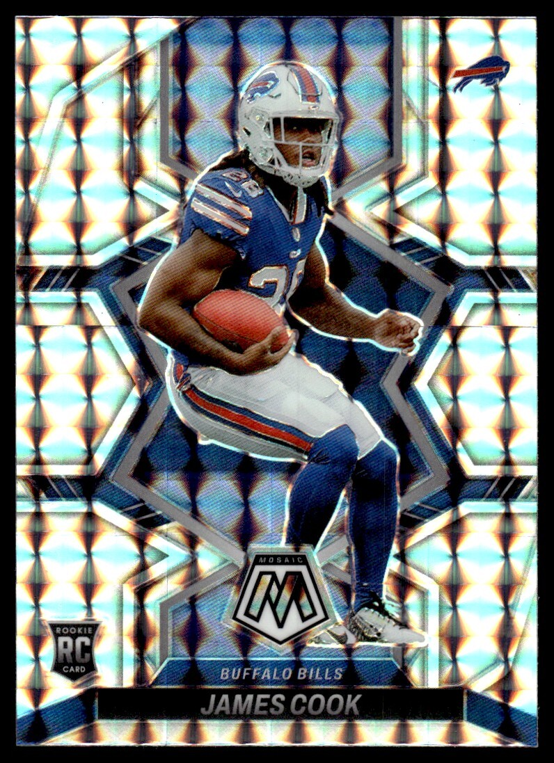 2022 Panini Mosaic Mosiac Silver Prizm James Cook Rookie Buffalo Bills #309