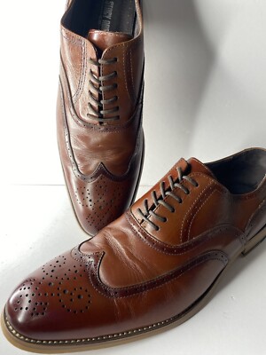 Stacy Adams Dunbar Tan Wingtip Oxfords size 10 Men main image 4
