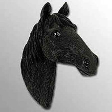 *BLACK HORSE FUR LIKE MAGNET! Horse,Dogs,Birds & Animal Magnets