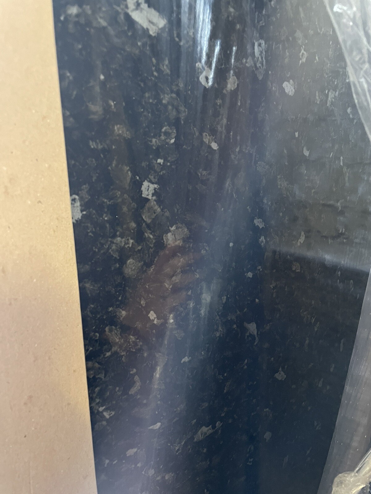 Black Slate Gloss Effect Kitchen Upstand 3000 X 100 X 18 mm eBay UK