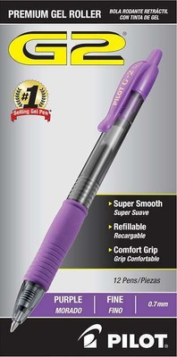 Pilot roller g2 0.7mm upc Code purple 31175 (072838311757)