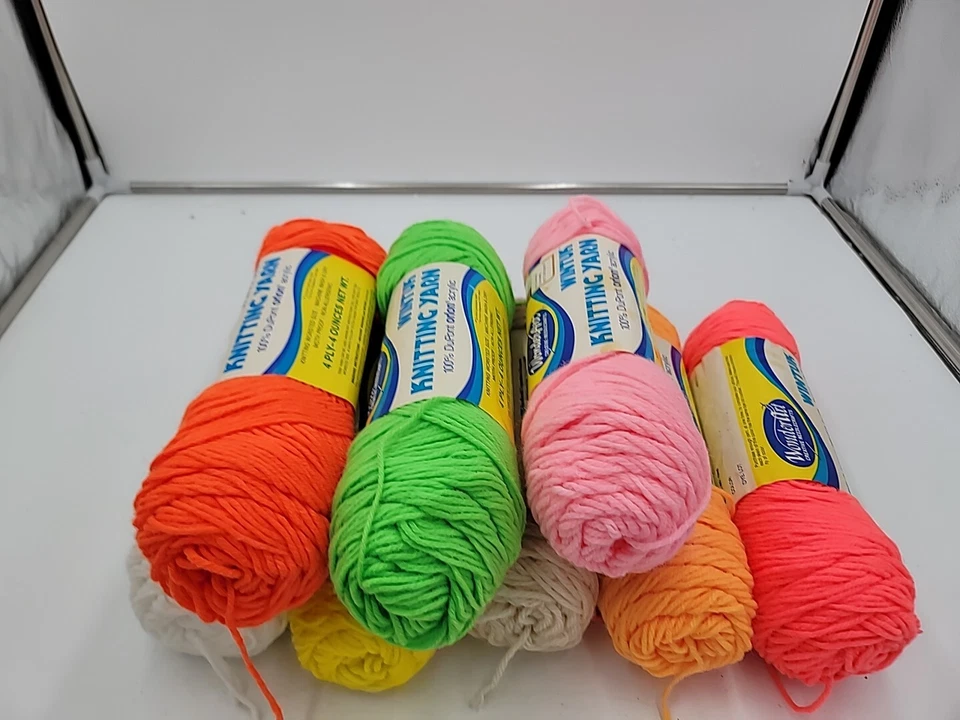 Hilo de tejer Wonder Art Wintuk DuPont Orlon acrílico 4 capas 4 onzas color a elección Foto 2 de 4