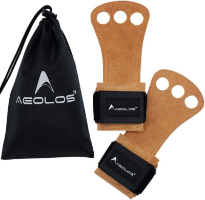 Leather Gymnastics Hand Grips-Great for Gymnastics,Pull Up,Weight Lifting,Kettle