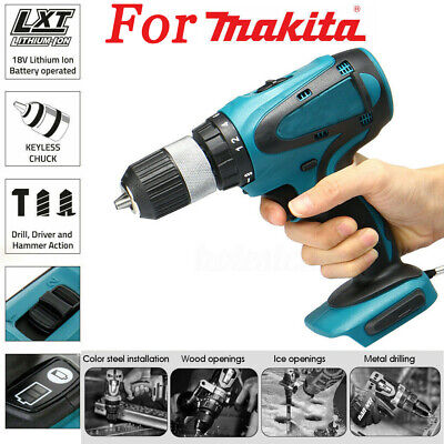 for Makita Electric Screwdriver ❤1/2'' 18V Combi Drill Driver For Makita Battery