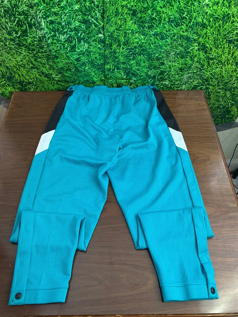 Jordan シャーロット・ホーネッツ ウォームアップウェア NBA Charlotte Hornets Basketball Side Snap WarmUp Pants Teal
