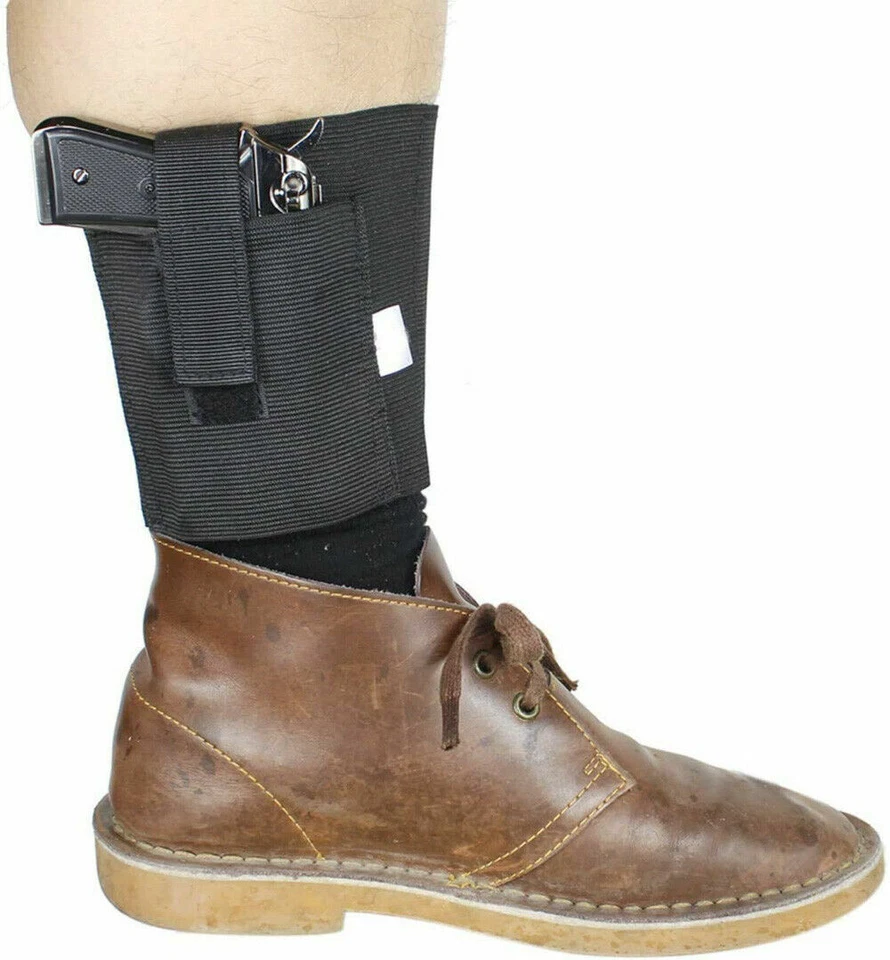 Tactical Handgun Ankle Holster Universal for Concealed Carry for Small Pistol - Image 4 of 4