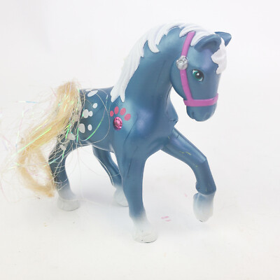 Littlest Pet Shop Crystal Pony Sparkling Ponies 1994 Kenner Gray