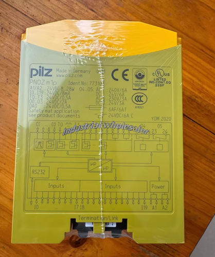 1 Stück Brandneu Pilz 773100 PNOZ M1P Erweiterbar Sicherheitsrelais Basiseinheit 24VDC - Bild 1 von 6