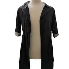 Bnwt Hazel Boutique Pleated Spring Trench Coat