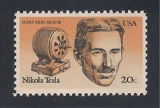NIKOLA TESLA - INVENTOR - U.S. POSTAGE STAMP - MINT CONDITION