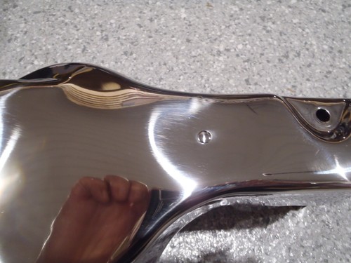 E63 C2 Corvette SBC Top Ignition Shield--Original GM #1819729--Prof. Polished - Picture 3 of 13