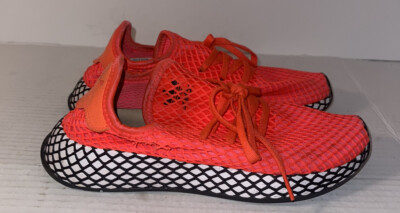 Adidas Deerupt Runner Solar Orange Running Sneakers D96721 Mens Size 5.5  RARE