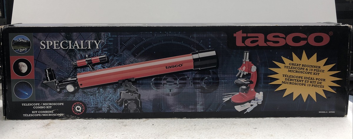 Tasco Specialty Telescope & Microscope Combo Kit 49TNW, Open Box