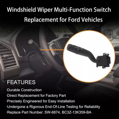 Turn Signal Windshield Wiper Switch For 2011-2013 F150 F250 F350 F450 Super Duty - Picture 7 of 7