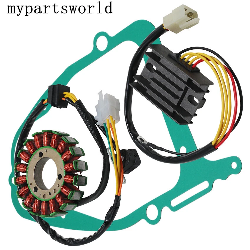 Rectificador y junta reguladora de estator para Suzuki GN250 GN250E 1982-94 32101-38302 Foto 3 de 4