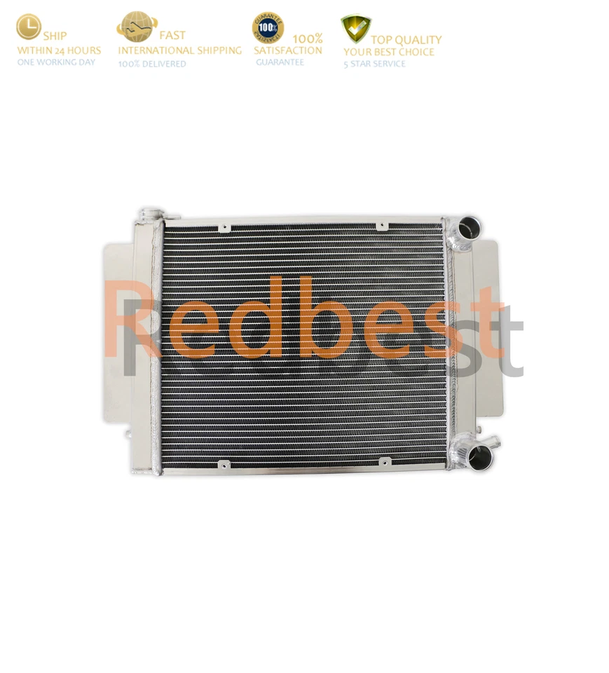 3 Row For Mazda RX2 RX3 RX4 RX5 RX7 Full Aluminum Radiator Without Heater Pipe Foto 3 de 4
