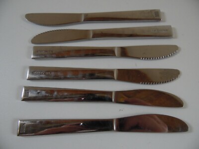 US Airways First Class Flatware butter knives set of 6