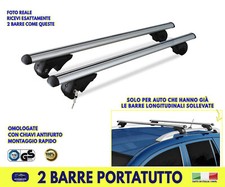 Barre Portatutto per  Qubo 2007> da tetto portapacchi auto bagagli barra set in