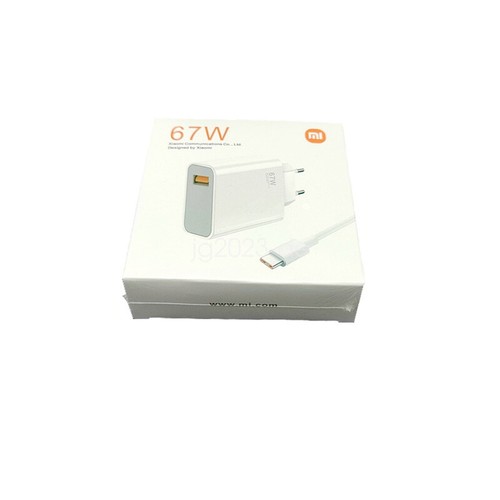 Adaptateur chargeur mural rapide Xiaomi 67W câble USB-C Mi 11/12s Ultra 12 11 Pro - Photo 9 sur 13