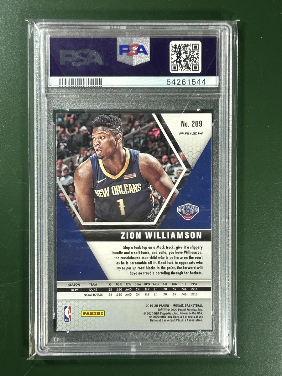 Zion WilliamsonMosaicReactive Orangeザイオン 2019-20 Panini Mosaic Reactive ORANGE Prizm rookie card Zion