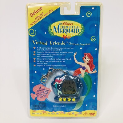 Disney's The Little Mermaid Virtual Friends Blue Electronic Aquarium Think Way 