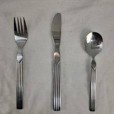Vintage Delta Airlines AMKO Utensil Set Knife Fork And Spoon Aviation Silverware