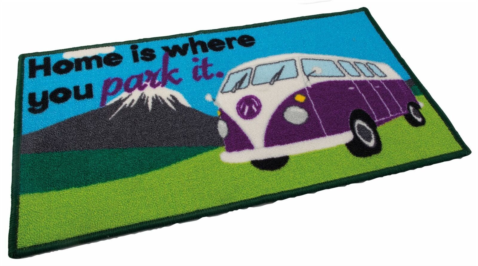 Quest Washable Home Is Where You Park It Camper Van Mat C0050N
