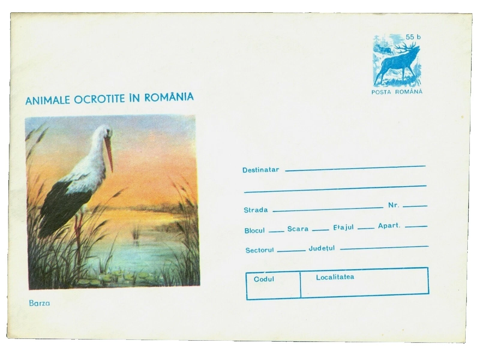 Birds Cover Romanian Stamps