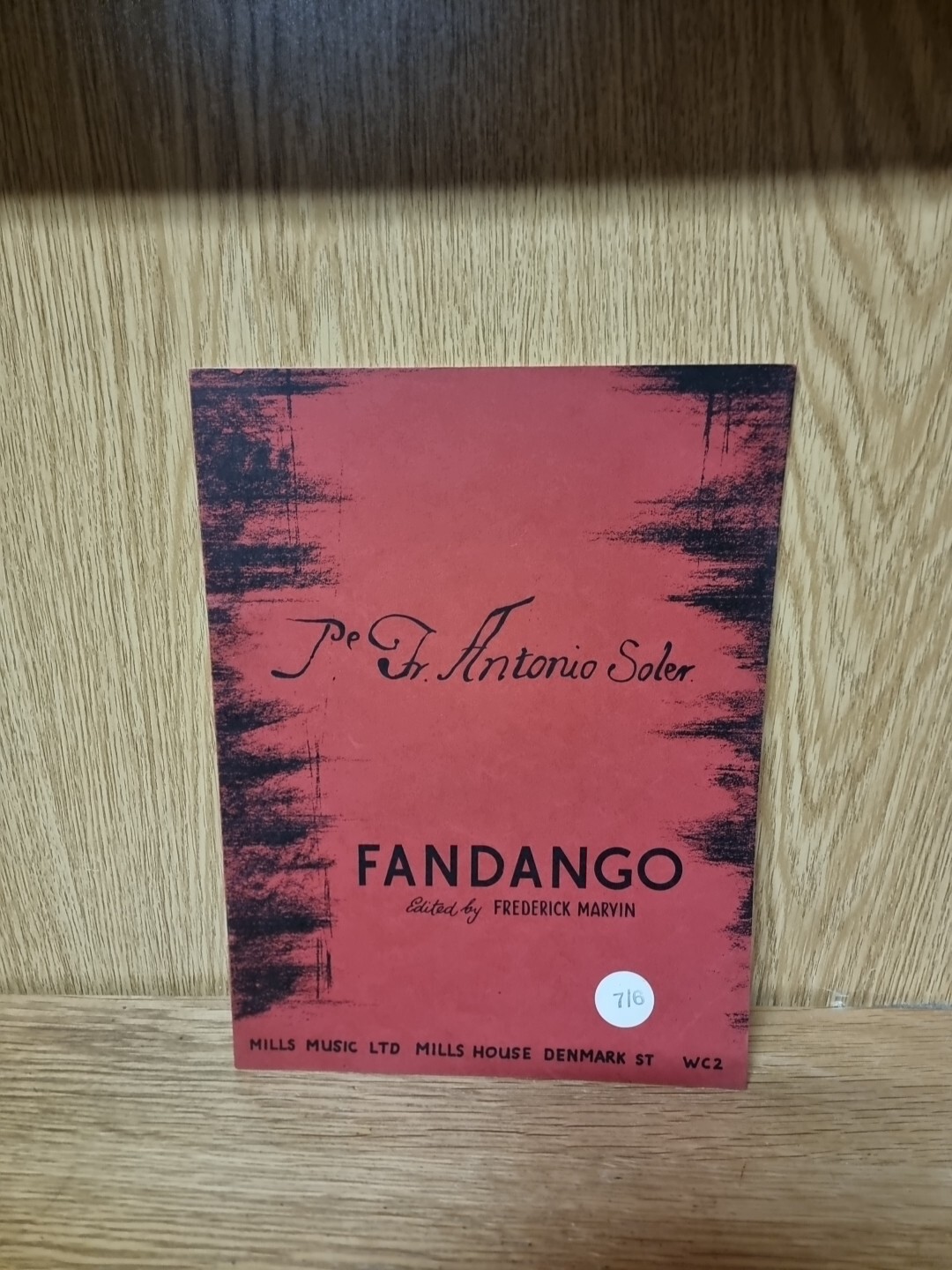 Padre Antonio Soler Fandango Sheet Music (2)