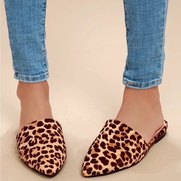 Steve Madden Trace Leopard Flats Size 6.5 eBay