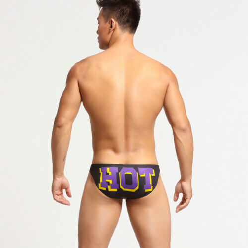 Seobean Men's Hot Sexy Emotion Expression Funny Underwear Gay Bikini Briefs - Picture 7 of 26