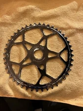 Mongoose Old School Stamped BMX Sugino Sprocket 44t Snowflake OG 70s 80s Chrome