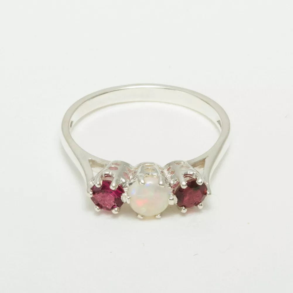 Pink tourmaline and opal hotsell ring