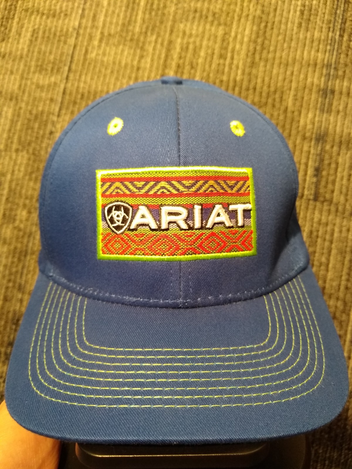 Ariat Men's Hat Ariat Patch Adjustable Snapback C… - image 1