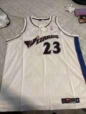 Michael Jordan 23 Washington Wizards Nike Authentic NBA Jersey   White   Sz 60