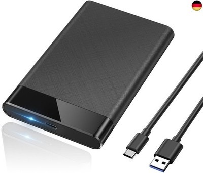 POSUGEAR Festplattengehäuse 2,5 Zoll, 6Gbps USB C 3.1 Gen 2 Externes 