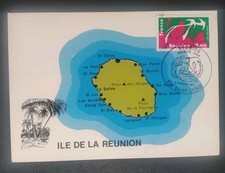 Carte Premier Jour Timbre Réunion N° 1914 Obl Saint Denis 1977