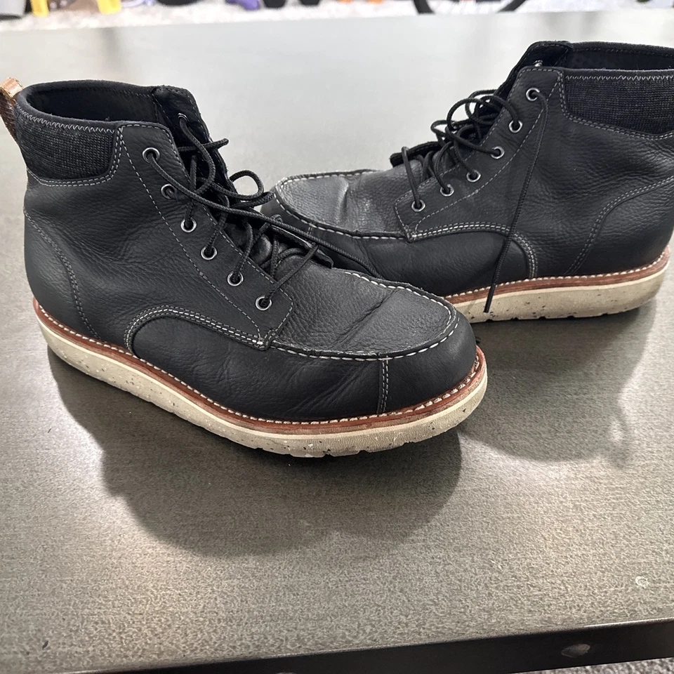 Irish Setter By Red Wing Shoes Casual Black Leather Boots 11E2 - Image 2 of 4